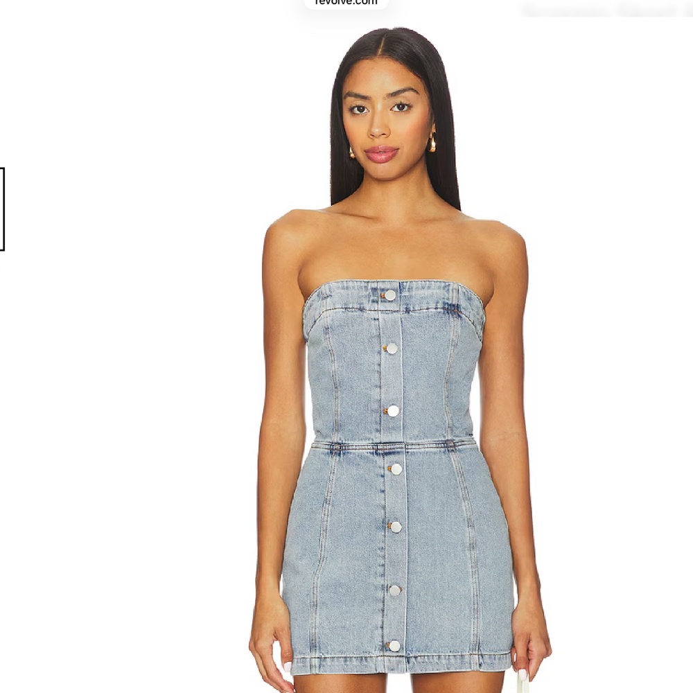Amanda Uprichard Scorpion denim skort romper